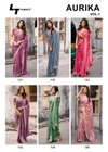 Aurika Vol 2 By LT Nc Malai Silk Embroidery Saree Wholesale Shop In Surat
